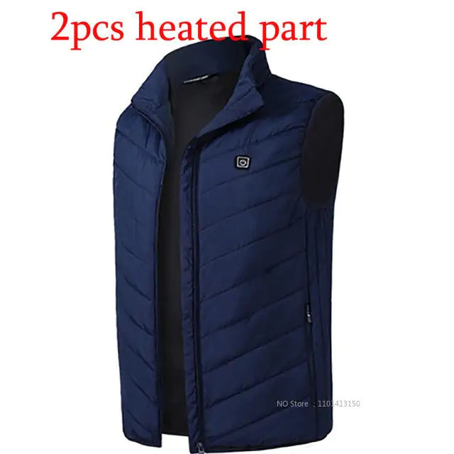 Camouflage Heated Vest Winter Sports Construction Outdoor Wear