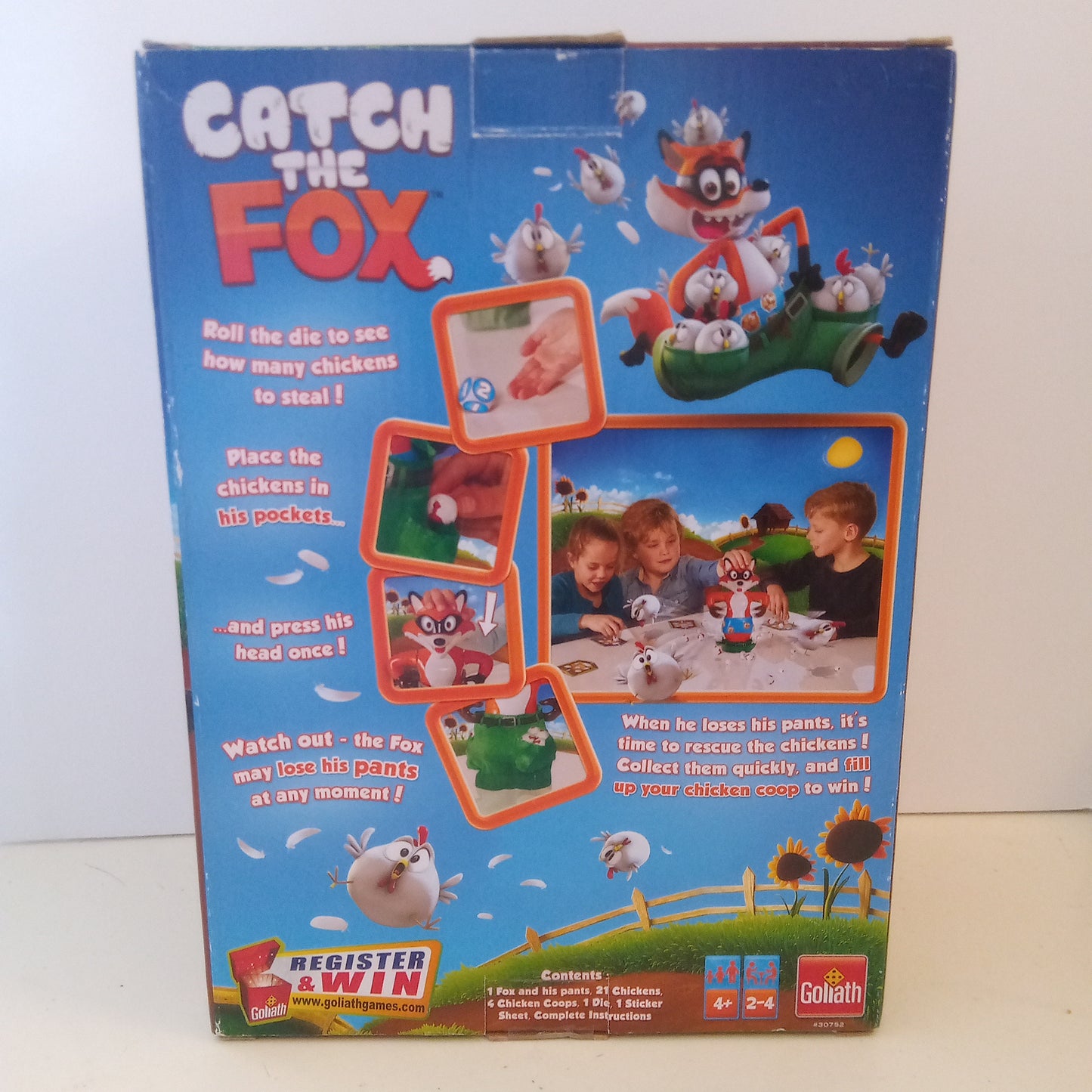 Catch the Fox Game Kids Activity Fun Challenge, Complete & Rare AMB, USED