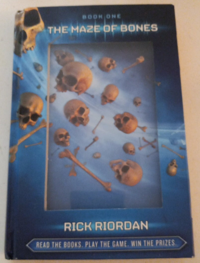 The 39 Clues, The Maze Of Bones, Book 1, by Rick Riordan, HB, USED