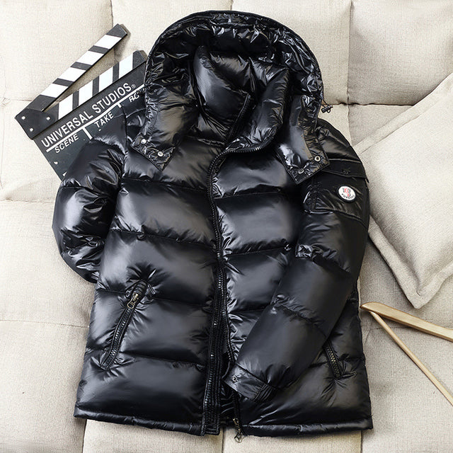 Glossy Duck Down Winter Coats Puffer Style Stay Warm This Winter NEW