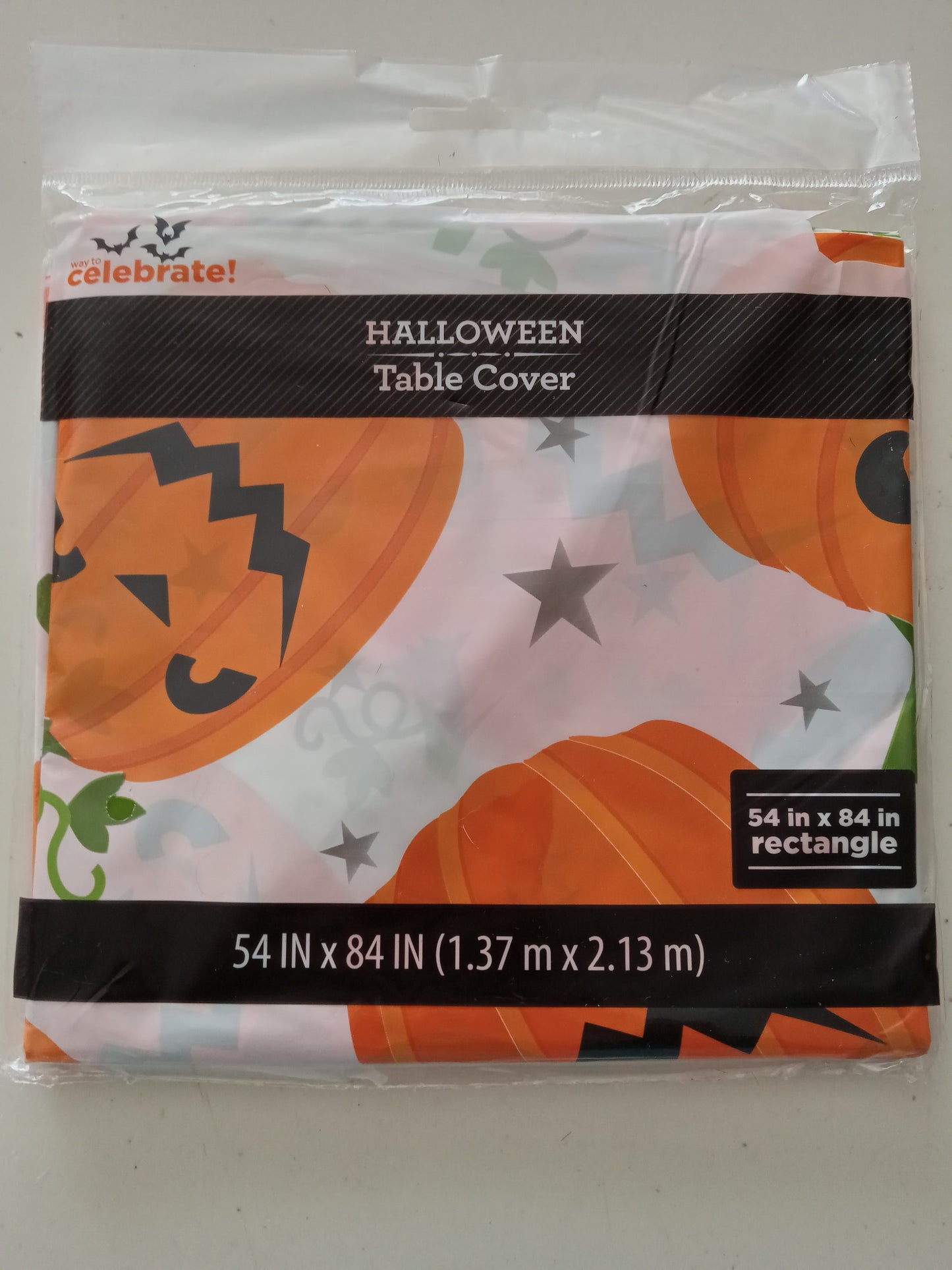 Halloween Party Table Covers Plastic 54"x84", NEW