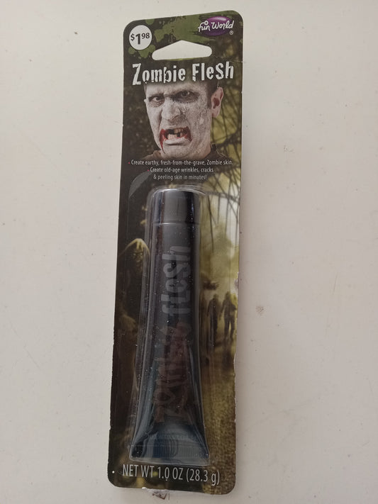 Zombie Flesh Washable Makeup Fun World 1oz Cosplay Halloween Costume Accessory, NEW