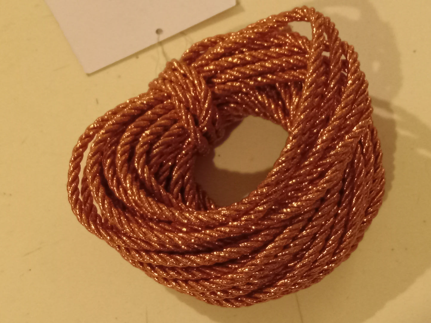 Fall Autumn Copper Orange Rope Art Crafts String Twine, 3/16"x30'ft, NEW