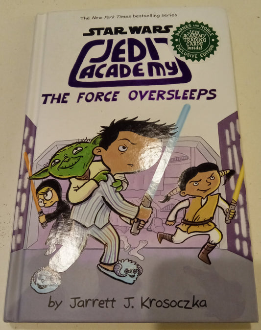 Star Wars Jedi Academy The Force Oversleeps HB Children's Book, LIKE NEW