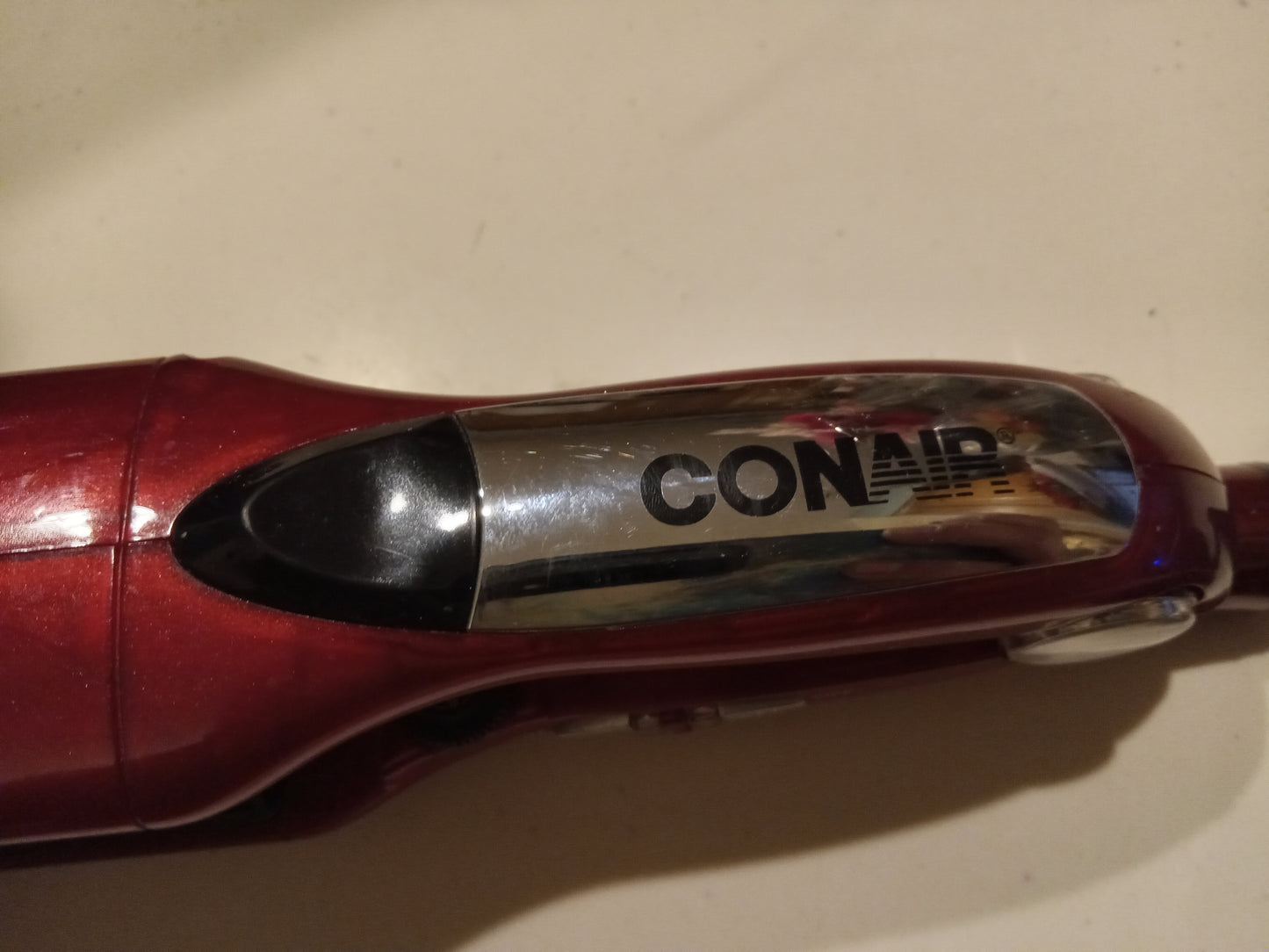 Conair Hair Straightener Flat Iron With Comb Teeth, Adjustable Heat, 3.5"x1.5" Pads, USED