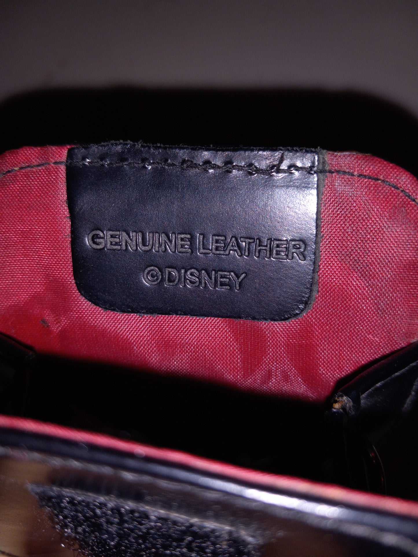 Disney Store Leather Case, Mickey Mouse Multipurpose Pouch, phone/flashlight/tools/recorder/mp3 player, USED