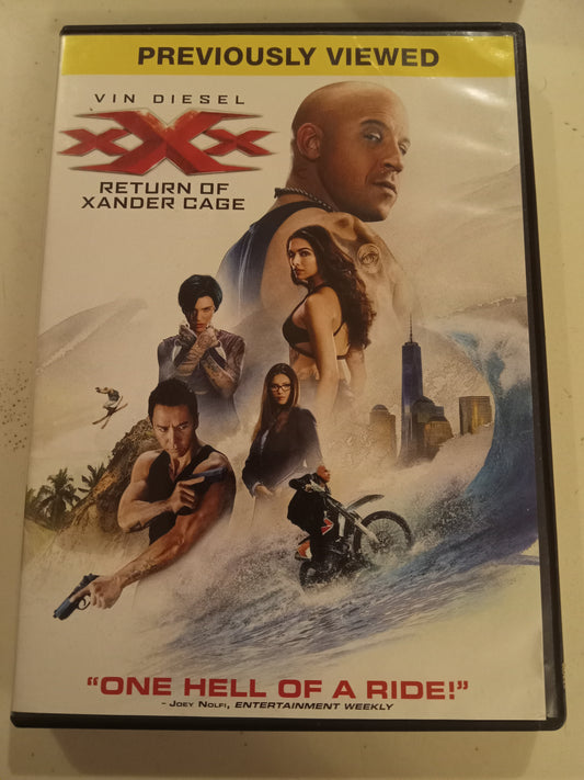 XXX: Return Of Xander Cage, DVD Movie, Widescreen, Rated PG-13, USED