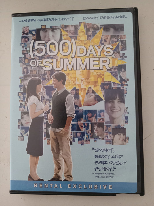 (500) Days Of Summer, DVD Movie, Zooey Deschanel Widescreen, Rated PG-13, USED