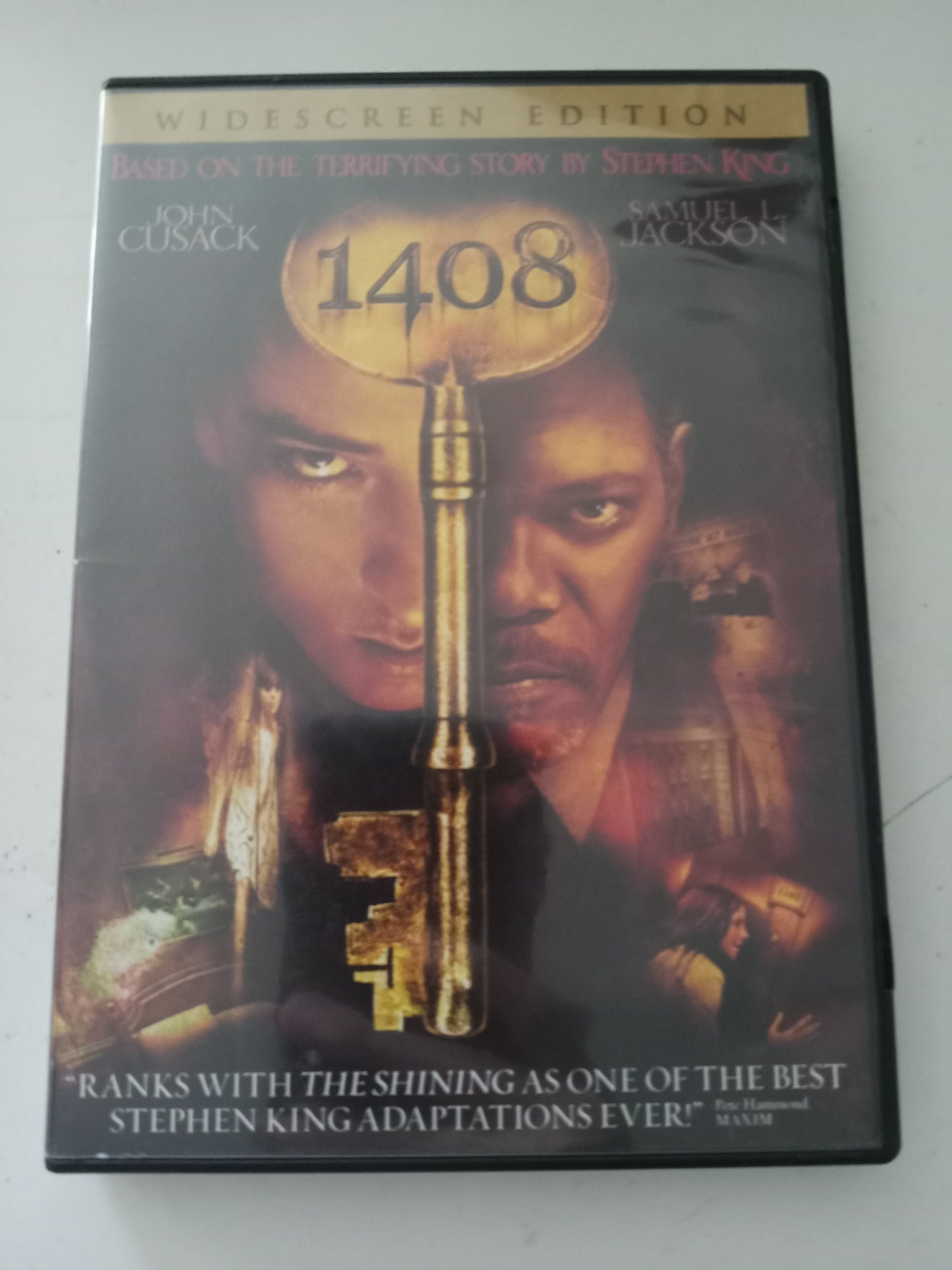 1408, Stephen King's DVD Movie, John Cusack Widescreen, Rated PG-13, USED