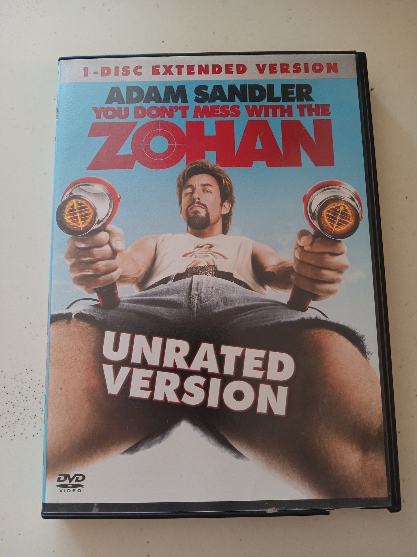 You Don't Mess With The Zohan, Extended Version, DVD Movie, Adam Sandler Widescreen, Not Rated/R, USED