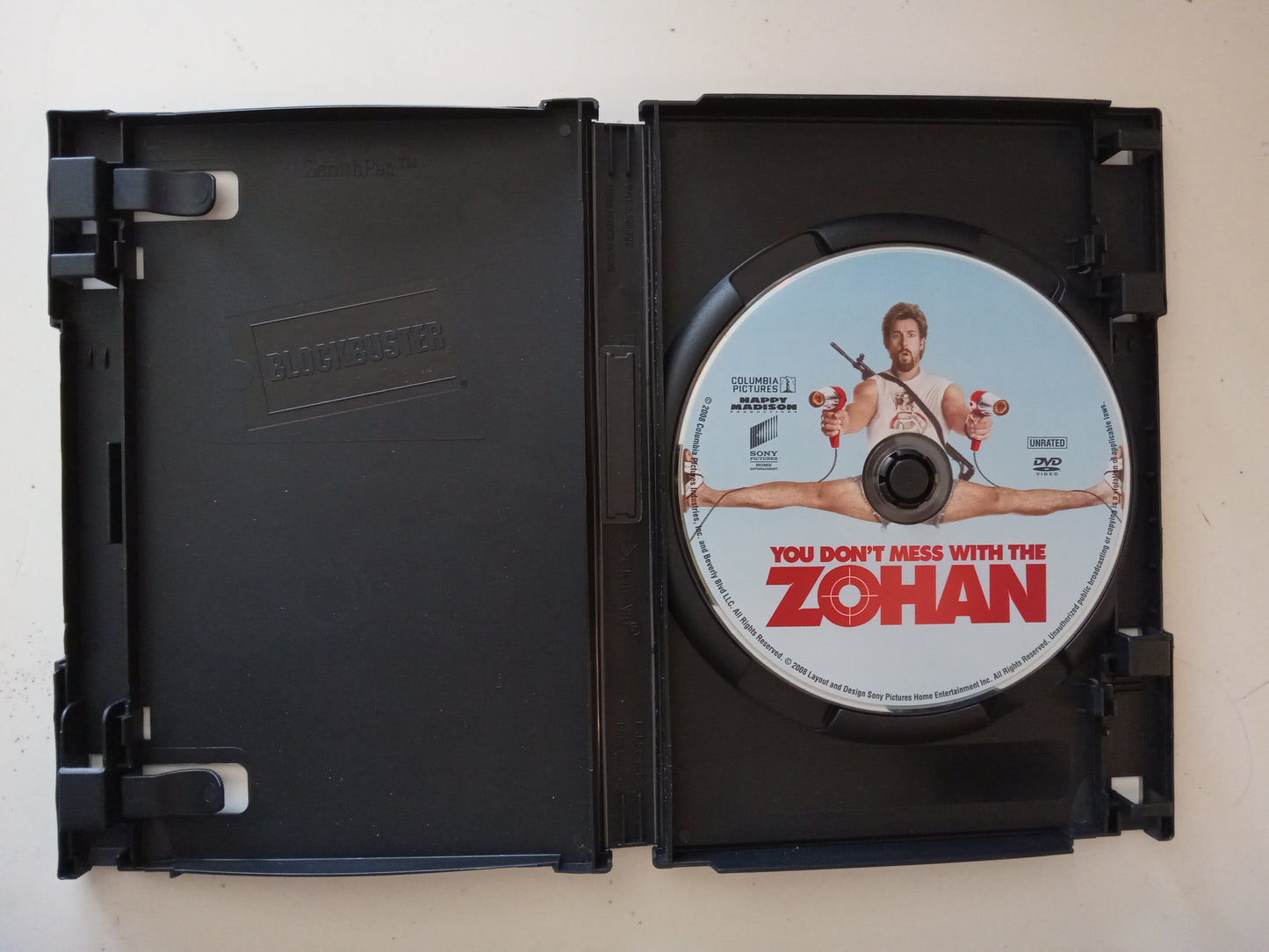 You Don't Mess With The Zohan, Extended Version, DVD Movie, Adam Sandler Widescreen, Not Rated/R, USED