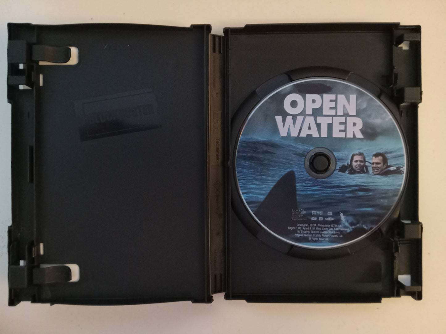 Open Water, DVD Movie, Blanchard Ryan Widescreen, Rated R, USED