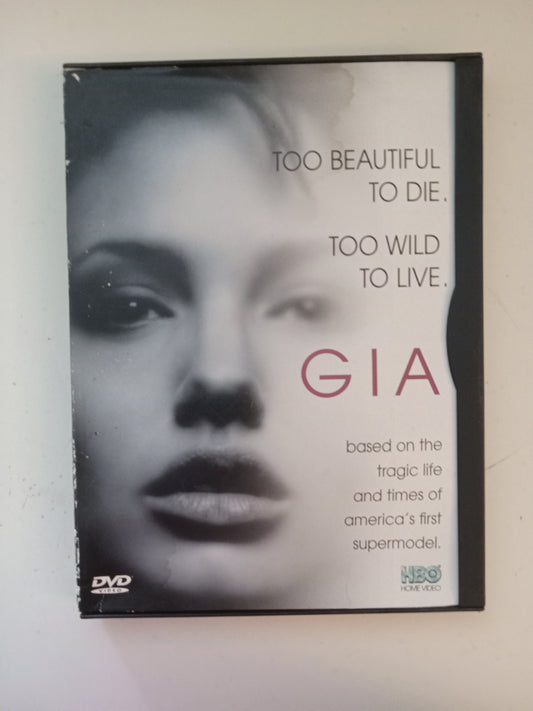 Gia, DVD Movie, Angelina Jolie Widescreen, Rated R, USED