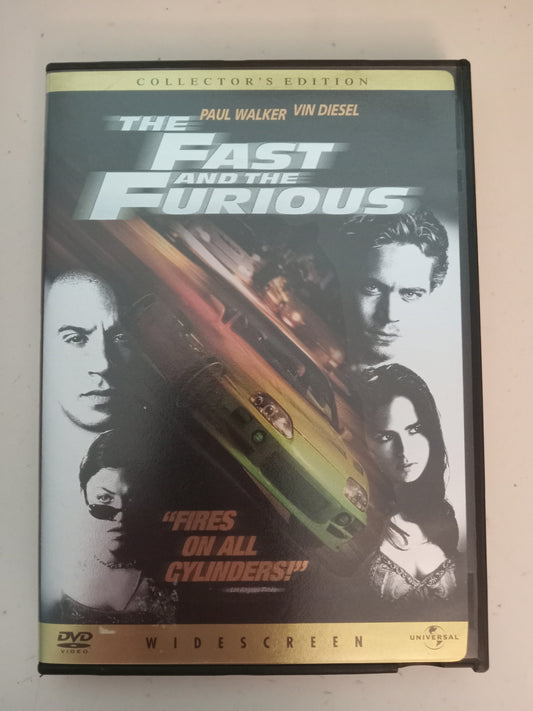 The Fast And The Furious (1), DVD Movie, Paul Walker Widescreen, Collector's Ed. Rated PG-13, NEW/USED