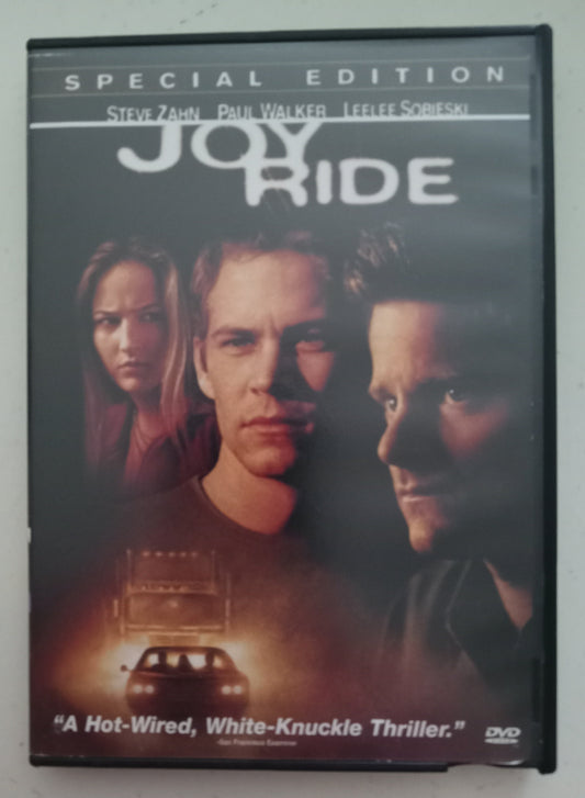 Joy Ride, DVD Movie, Paul Walker Widescreen, Special Ed. Rated R, USED