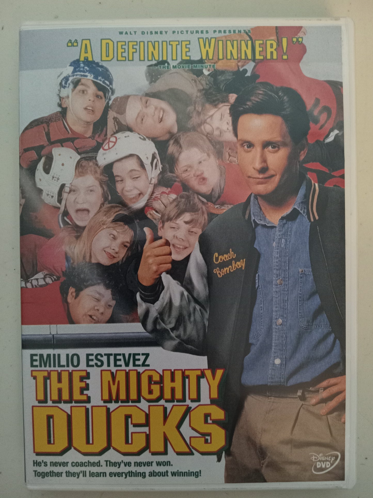 The Mighty Ducks, DVD Movie, Emilio Estevez Widescreen, Rated PG, USED