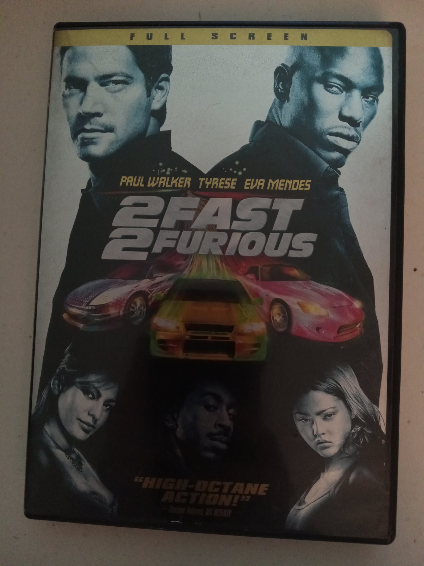 2 Fast 2 Furious, DVD Movie, Vin Diesel Fullscreen, Rated PG-13, USED