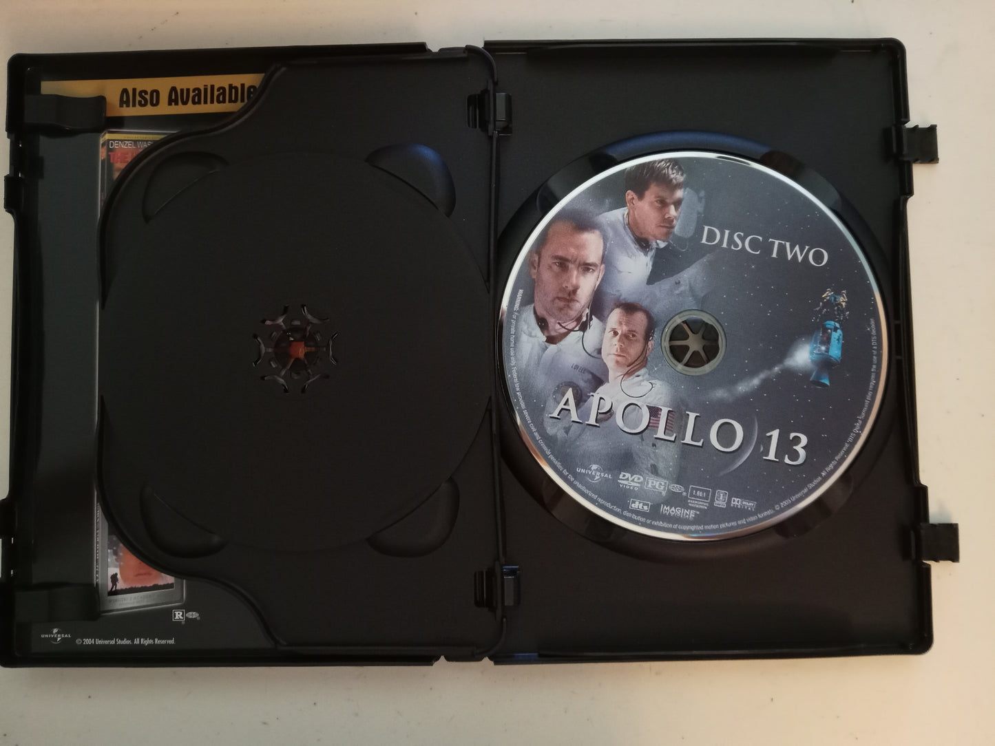 Apollo 13, DVD Movie, Tom Hanks Fullscreen, 2 Disc Anniversary Ed. Rated PG, USED