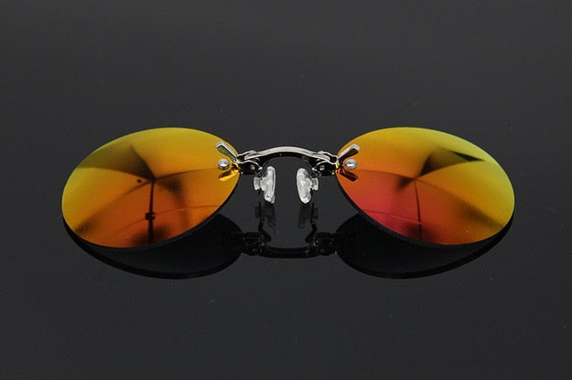 Matrix Morpheus Style Clip On Nose Sunglasses Cosplay Costume Accessory UV400 NEW