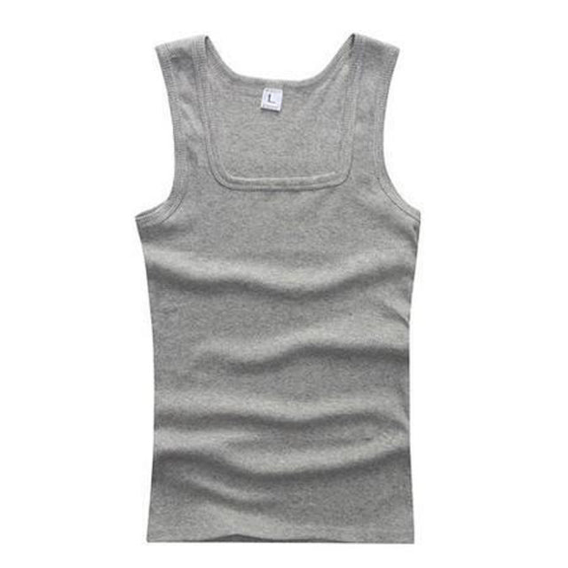 Men's Soft Cotton Tank Top Workout Muscle Shirt NEW