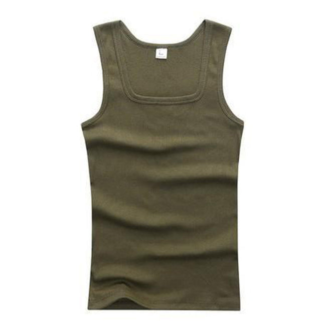 Men's Soft Cotton Tank Top Workout Muscle Shirt NEW