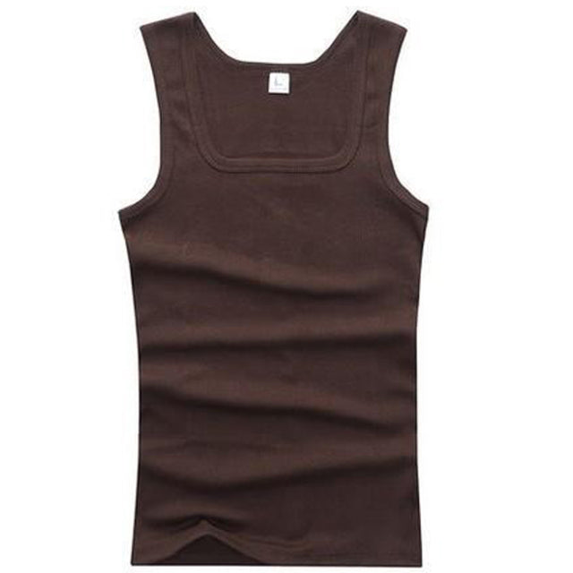 Men's Soft Cotton Tank Top Workout Muscle Shirt NEW