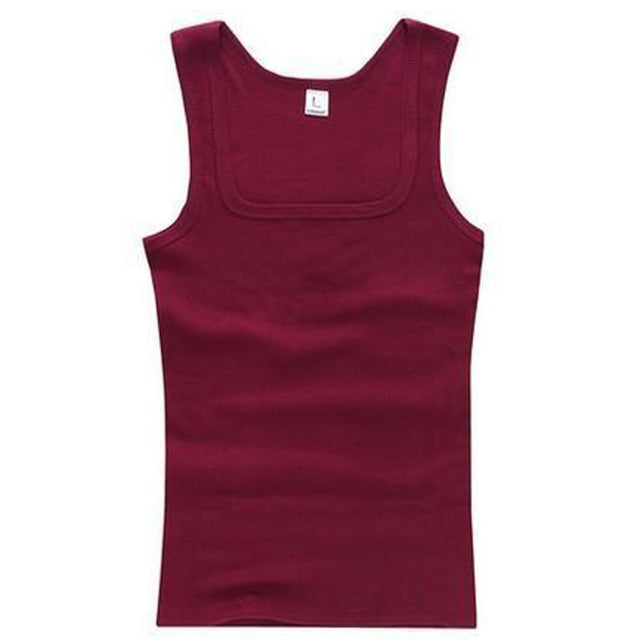 Men's Soft Cotton Tank Top Workout Muscle Shirt NEW