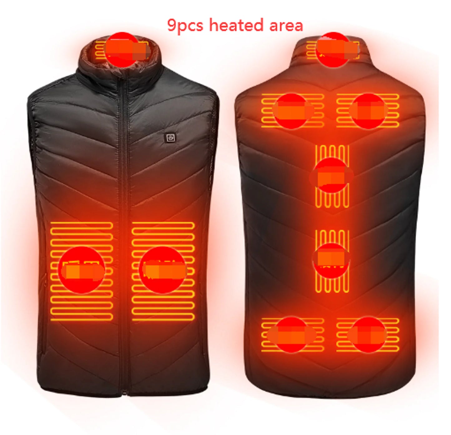 Camouflage Heated Vest Winter Sports Construction Outdoor Wear