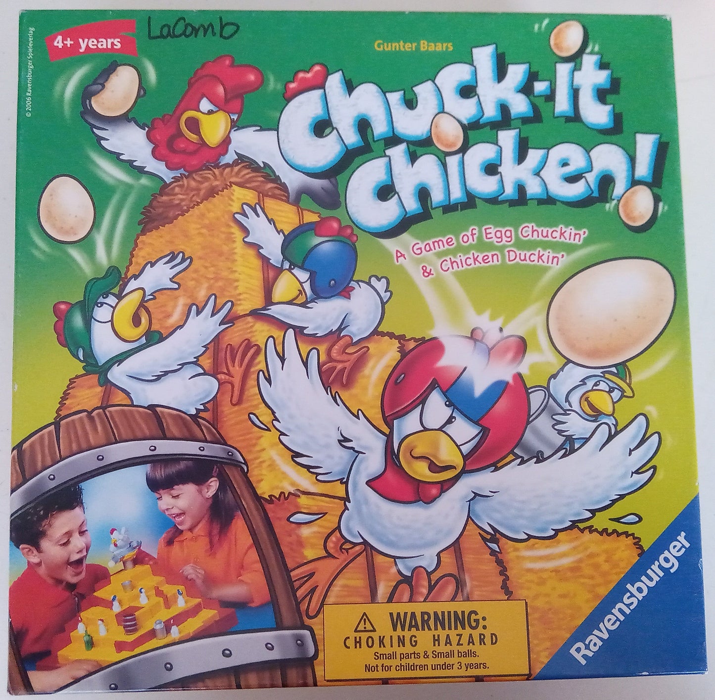 Chuck-it Chicken! Ravensburger Activity Game, Rare, AMB, USED