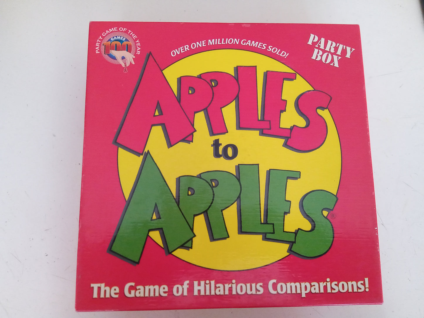 Apples to Apples Party Box Family Card Game, AMB, USED