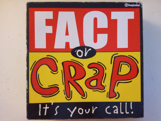 Fact Or Crap Card Family Party Game, AMB, USED