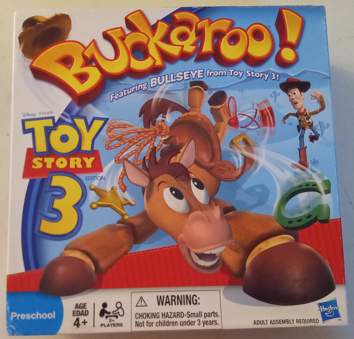 Buckaroo Toy Story 3 Edition Activity Game, Rare Collectible, Missing One Part, AMB, USED