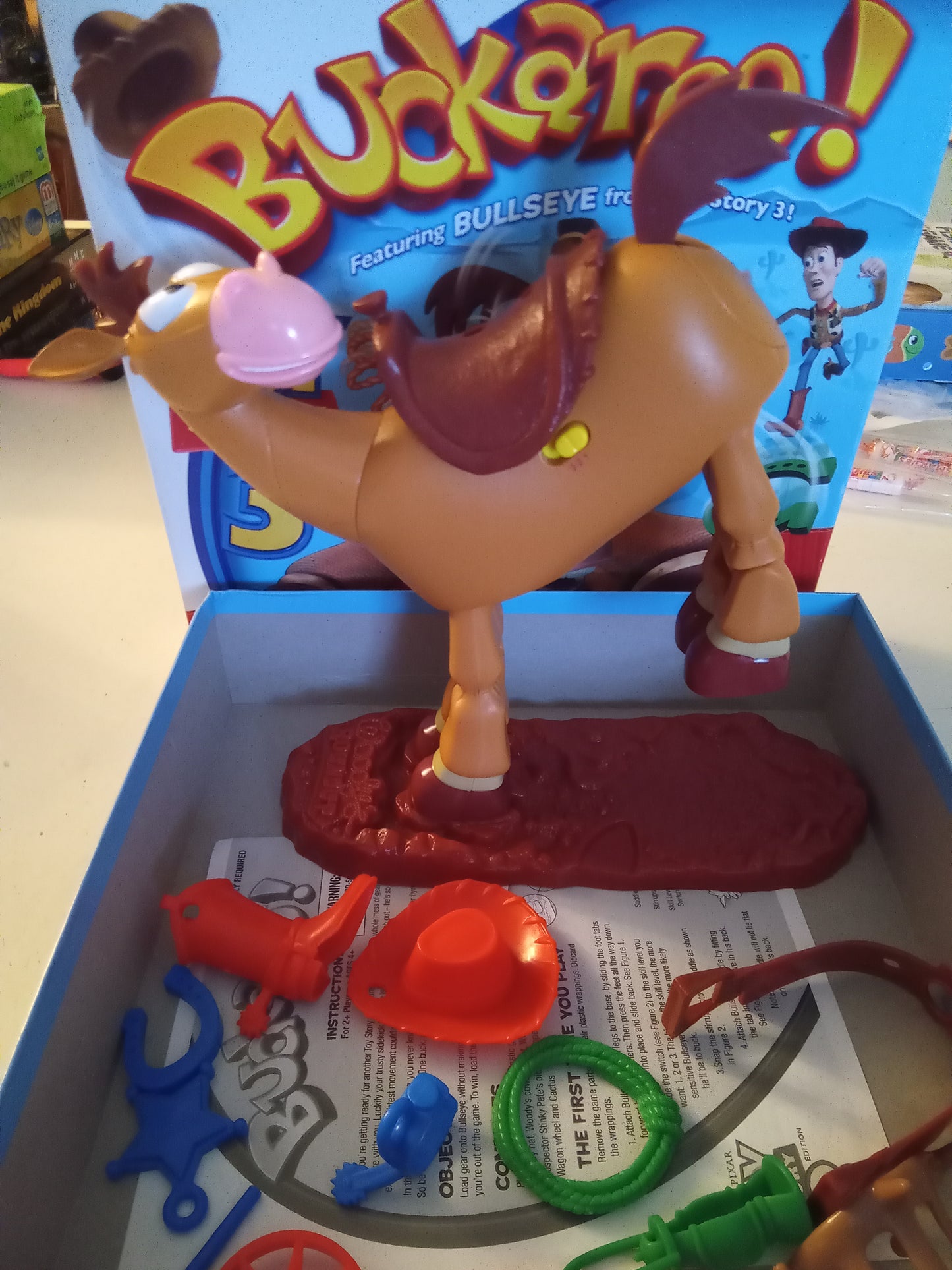 Buckaroo Toy Story 3 Edition Activity Game, Rare Collectible, Missing One Part, AMB, USED