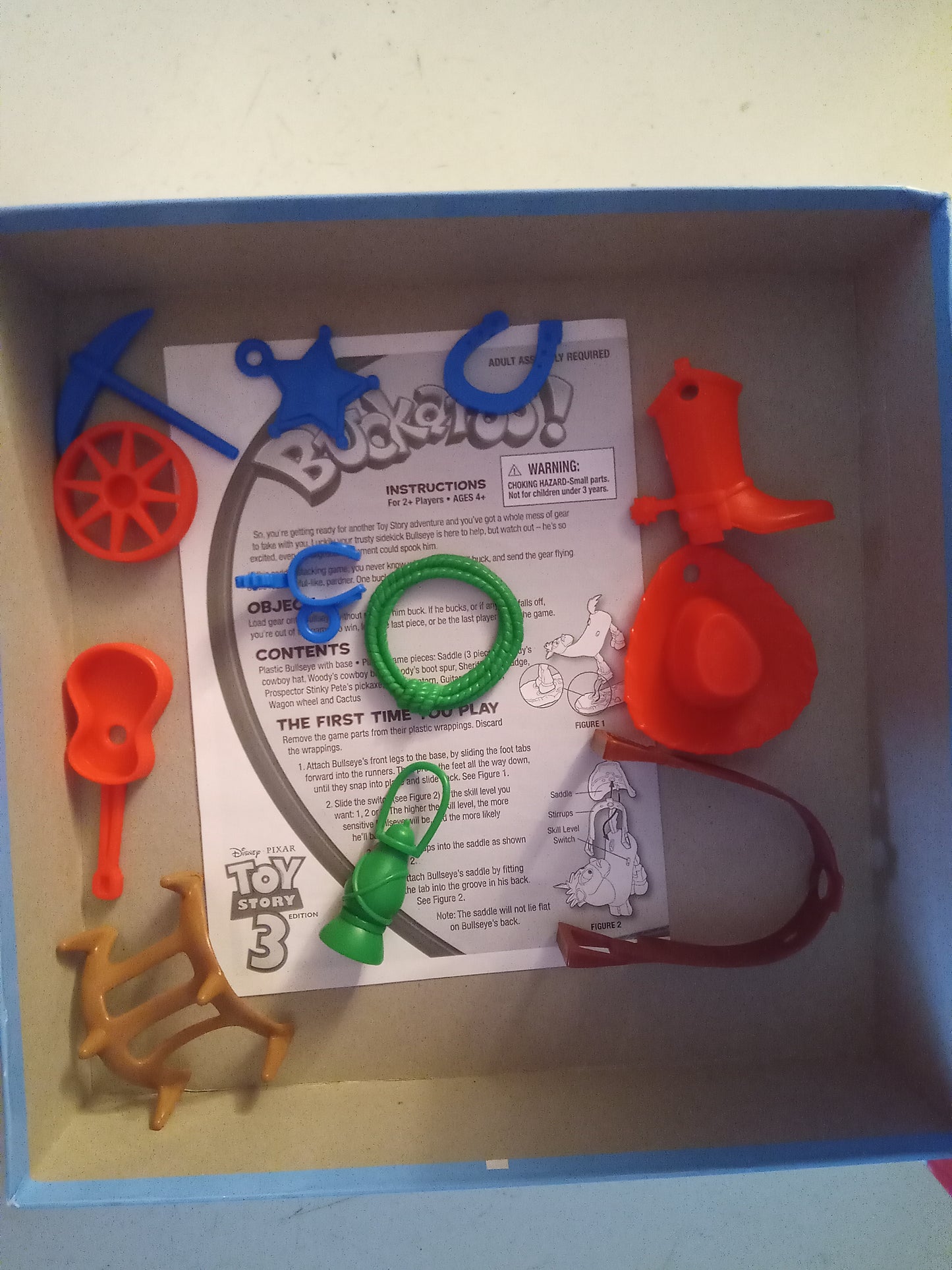 Buckaroo Toy Story 3 Edition Activity Game, Rare Collectible, Missing One Part, AMB, USED