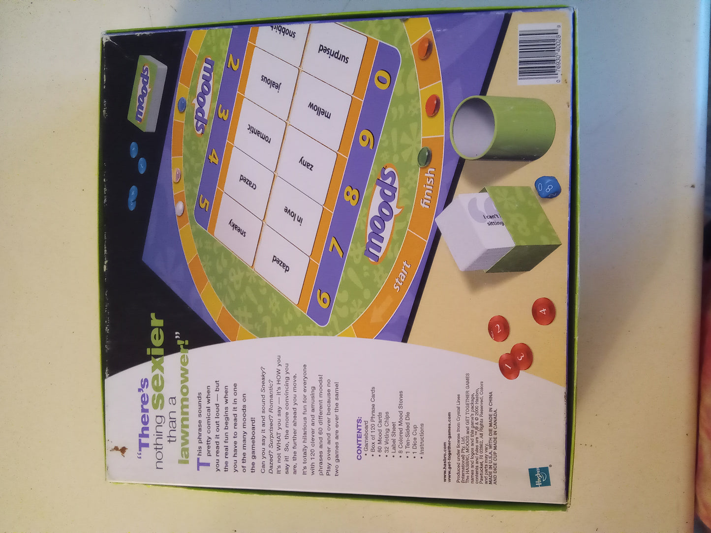 Game Moods Family Interacting Acting Cards Board Game, AMB, USED