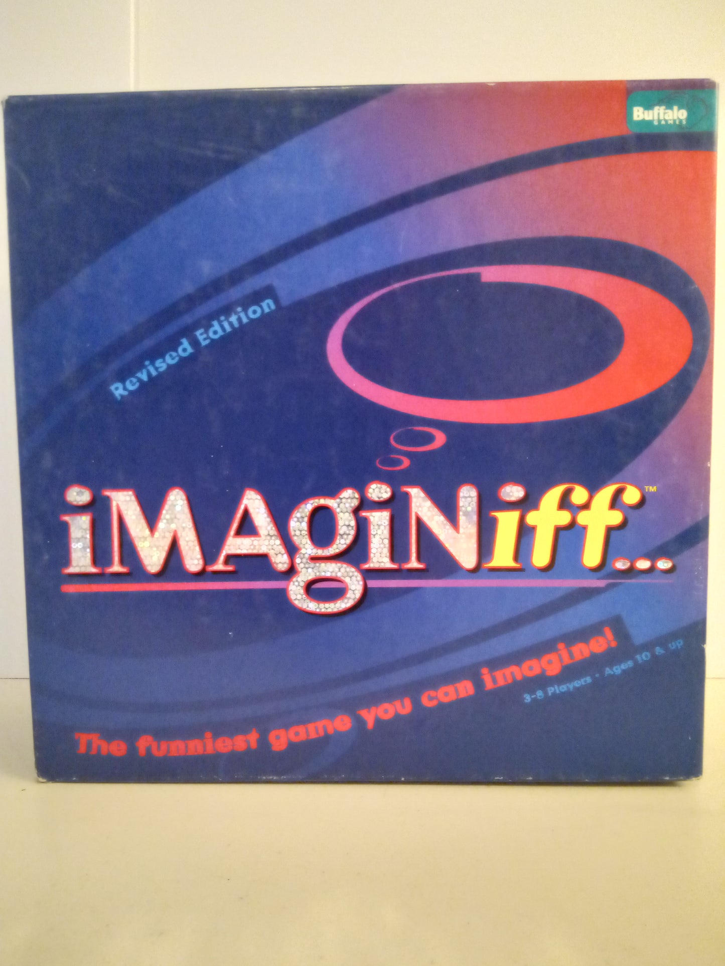 Imaginiff Imagine IF Family Fun Board Game, Revised Ed. & Original, AMB, USED