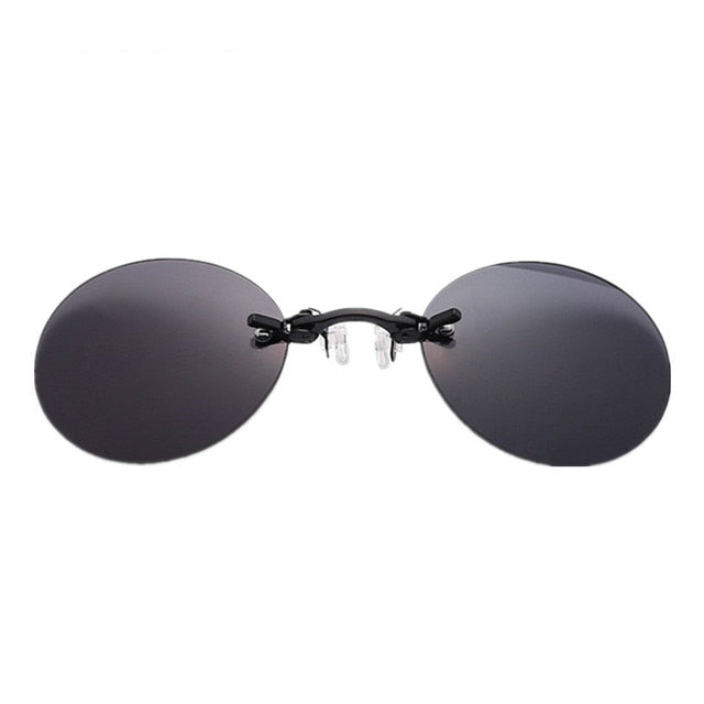 Matrix Morpheus Style Clip On Nose Sunglasses Cosplay Costume Accessory UV400 NEW