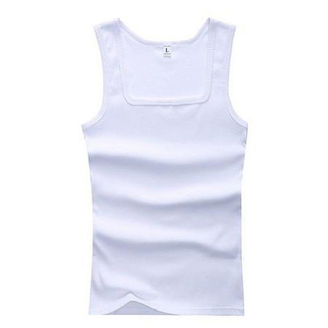 Men's Soft Cotton Tank Top Workout Muscle Shirt NEW