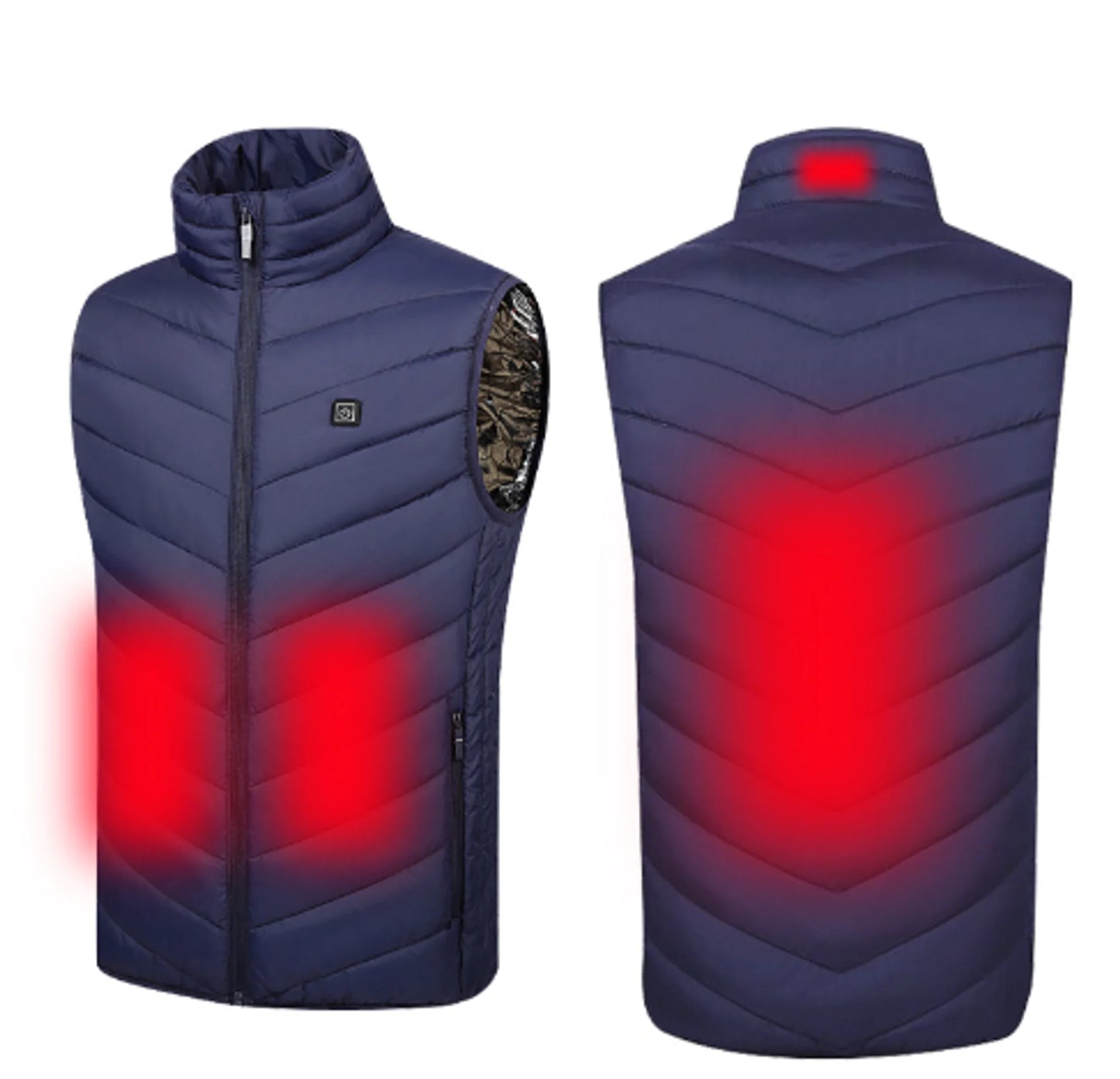 Camouflage Heated Vest Winter Sports Construction Outdoor Wear