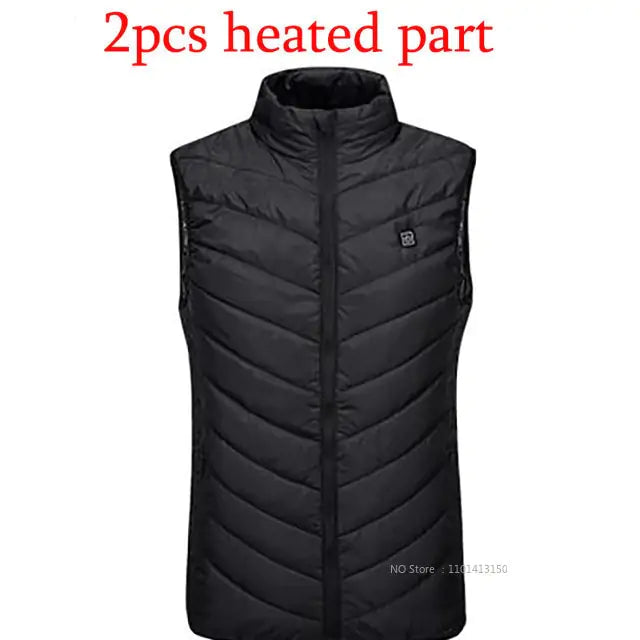 Camouflage Heated Vest Winter Sports Construction Outdoor Wear