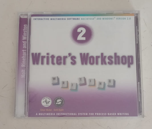 Writers Workshop 2, Interactive Multimedia Software Mac/Win System for Process Based Writing, NEW