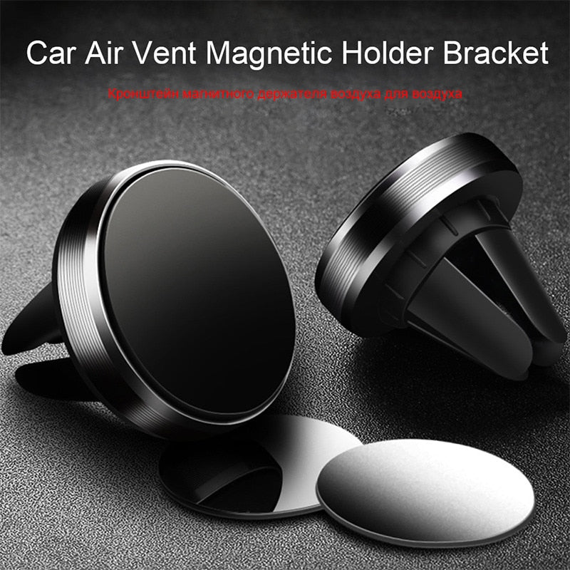 Car Vent Magnetic Adjustable Phone Holder For Mobile Phones Drive Safer NEW