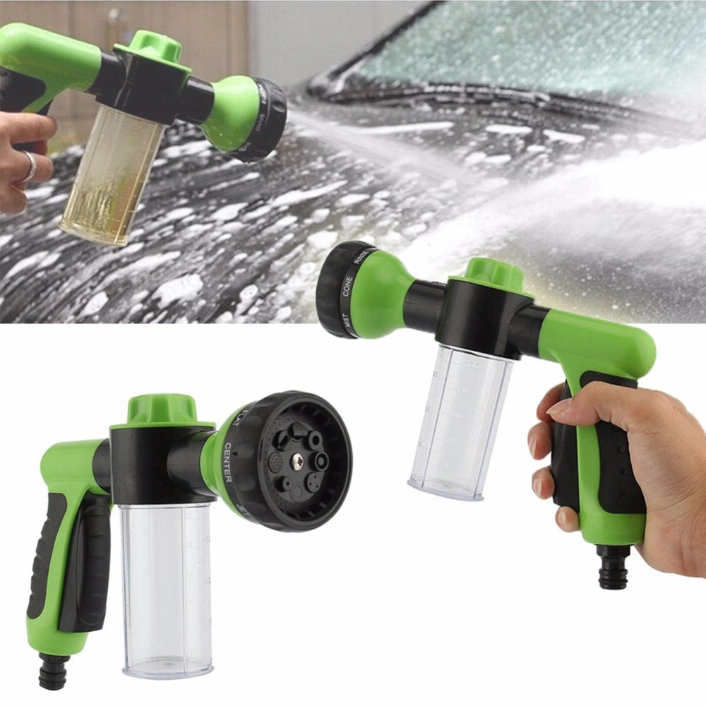 8 in 1 Pressure Hose Spray Gun Auto Car Wash Driveway Cleaning NEW AMB