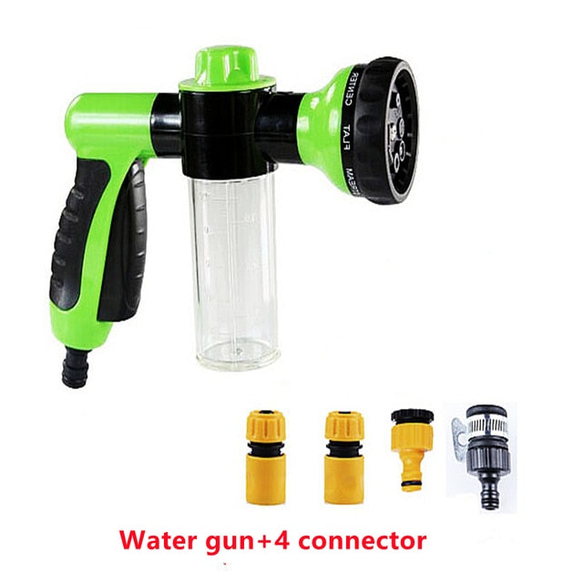 8 in 1 Pressure Hose Spray Gun Auto Car Wash Driveway Cleaning NEW AMB