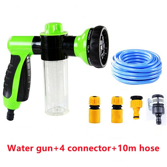 8 in 1 Pressure Hose Spray Gun Auto Car Wash Driveway Cleaning NEW AMB