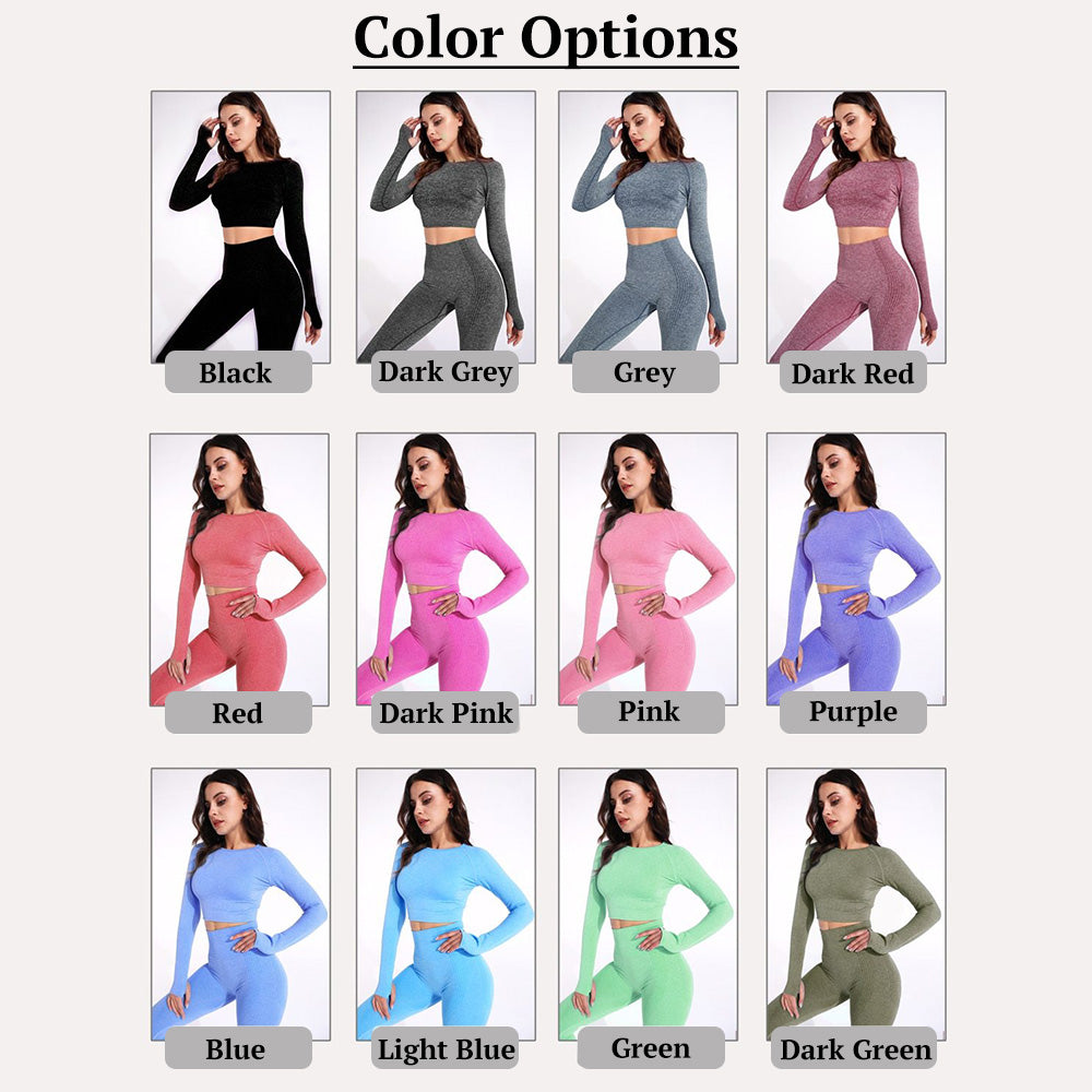 Women's Yoga Clothing 5pc Set Outfit Naked Feeling Tight Form Fitting Lightweight Exercise Dance NEW