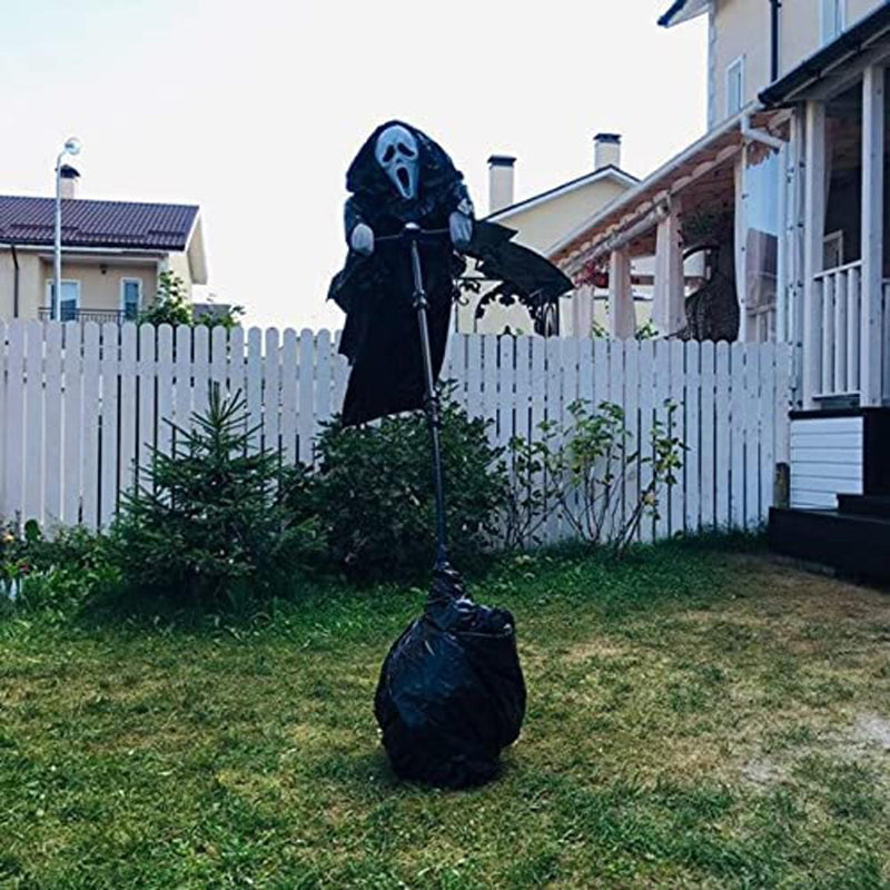 Halloween Decoration Ghostface Scarecrow Floating Lawn Decor Haunted House NEW