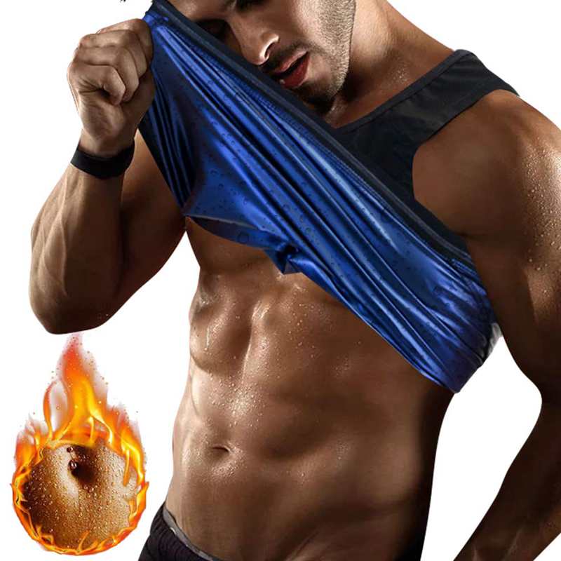 Workout Neoprene Sweat Sauna Tank Top Exercise Shirt Increase Calorie Burn NEW