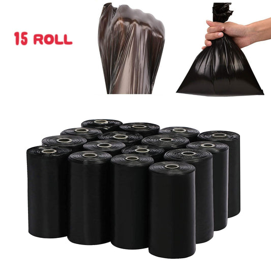 1-15 Rolls Pet Dog/Cat Poop Bags for Dispensers Ultra Thick, Water Tight, Large Supply NEW