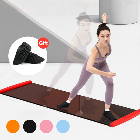 Yoga Pilates Exercise Sliding Mat Improve Skating Skills, Balance, Calorie Burn Many Colors NEW